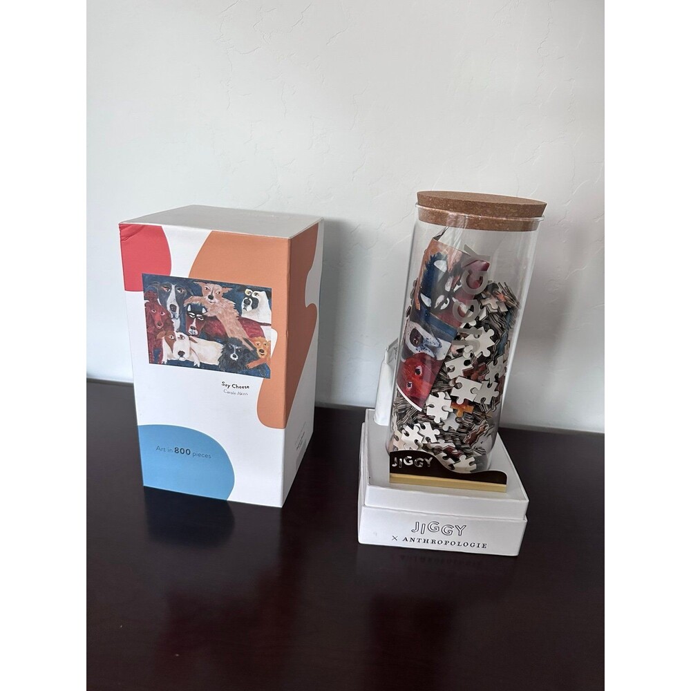JIGGY x Anthropologie Say Cheese 800 Piece Puzzle Carole Akins Complete w/ Box